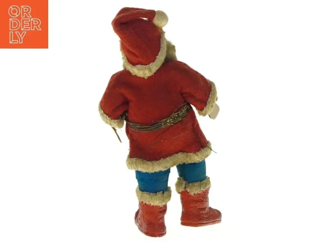 Billede 2 - Julemandsfigur, antik (str. 14 x 7 cm)