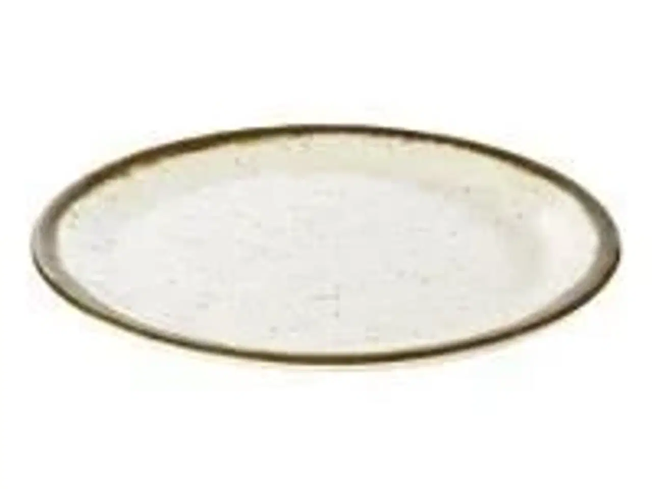 Billede 1 - 1 stk. Tallerken melamin vanilje Diam 250 mm Stone art