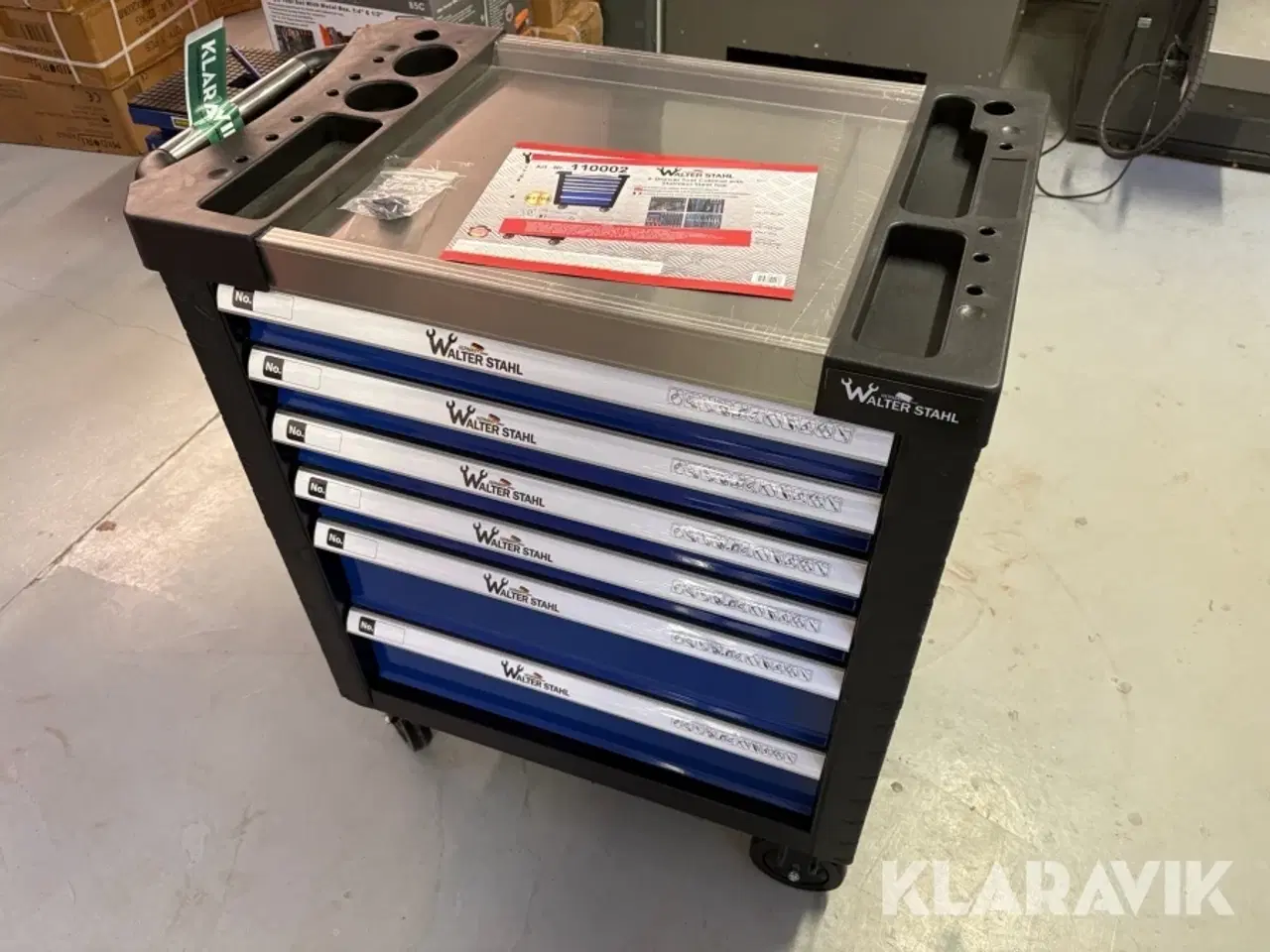 Billede 1 - Komplet værkstedsvogn Walter Stahl