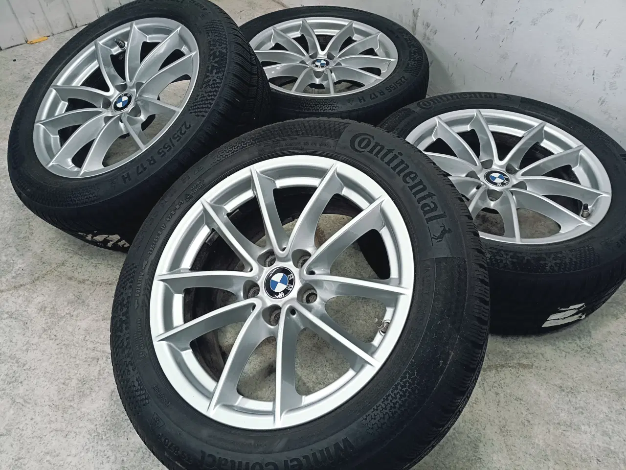 Billede 2 - 5x112 17" ET27 nav 66,6ø BMW vintersæt inkl.TPMS