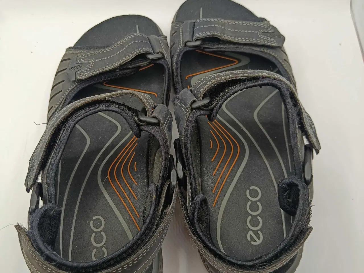 Billede 6 - Ecco sort læder sandaler 41str 