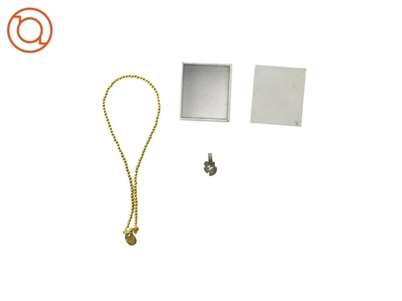 Billede 2 - Halskæde og vedhæng fra Dyrberg Kern (str. 5 x 6 cm)