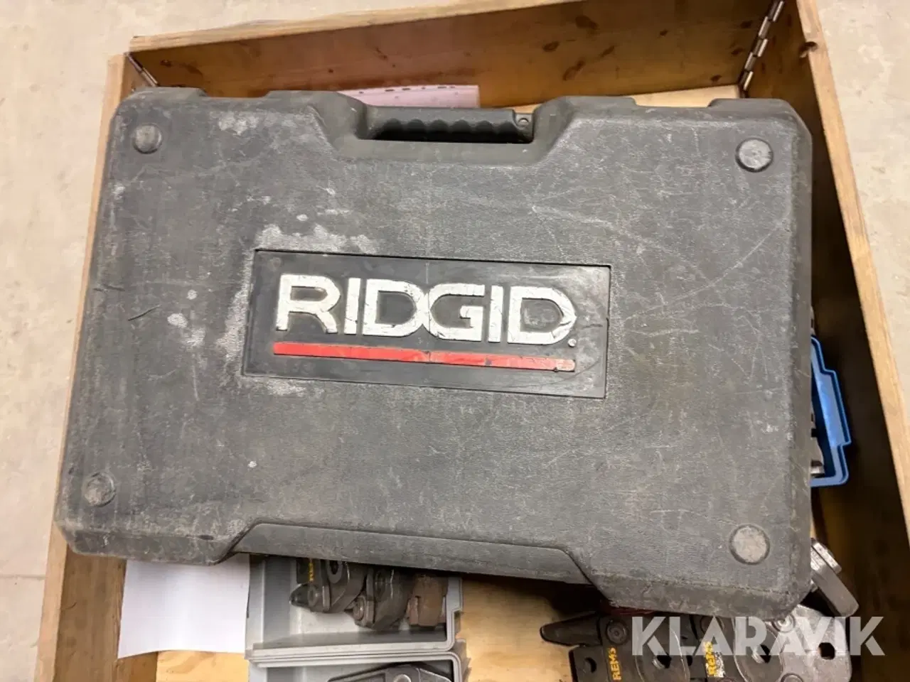 Billede 6 - Presmaskine Ridgid Rp340 - med presklemmer