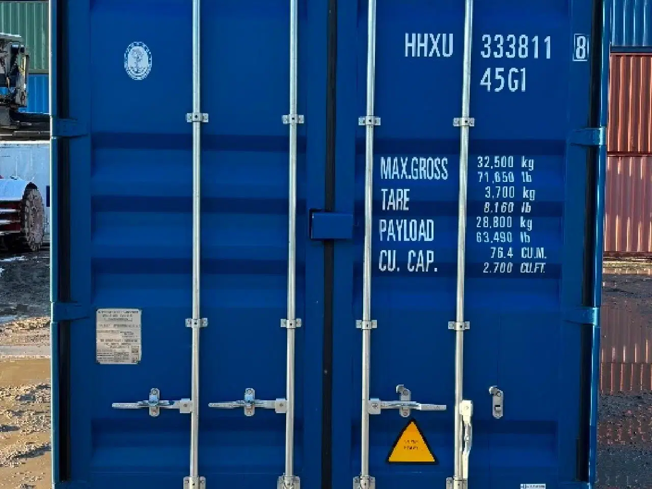 Billede 1 - Står i Hvidovre NY 40 fods HC Container i Blå 