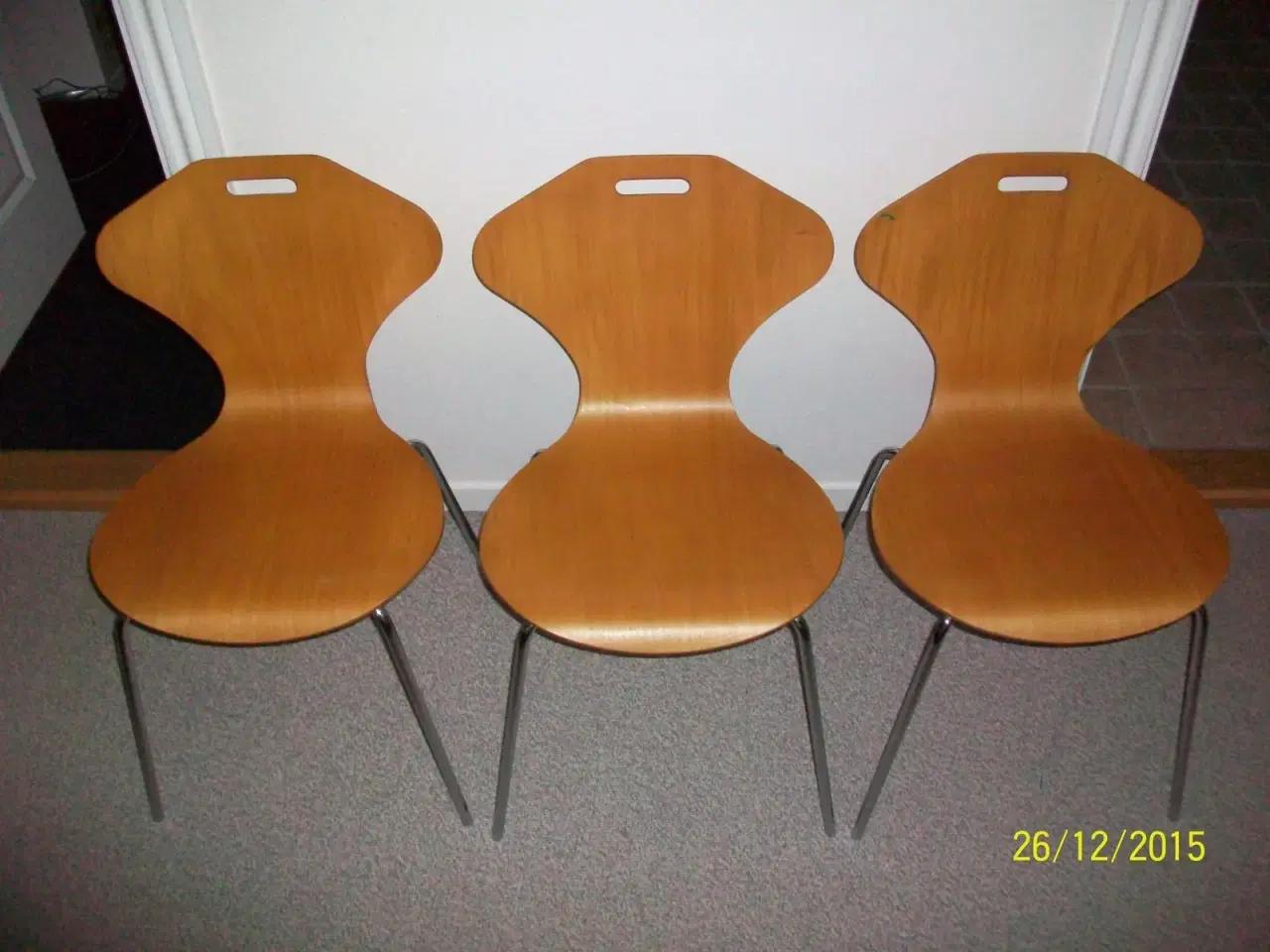 Billede 1 - 3 stole sælges