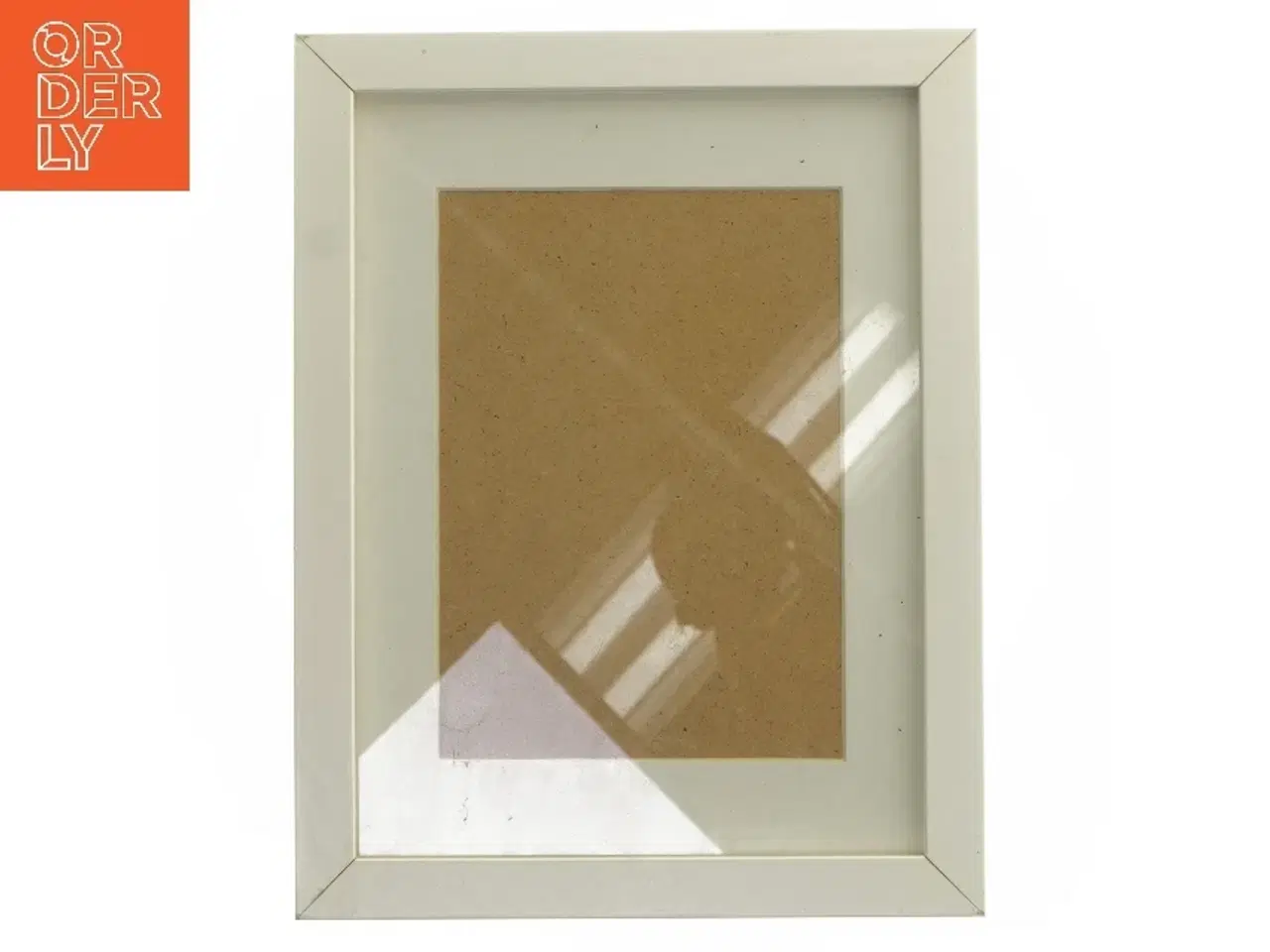 Billede 1 - Hvid billedramme (str. 26,5x20,5 cm)