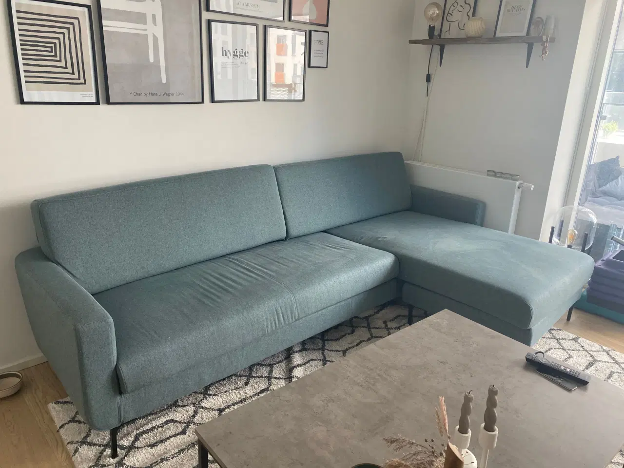Billede 3 - RICHMOND chaiselong sofa blå