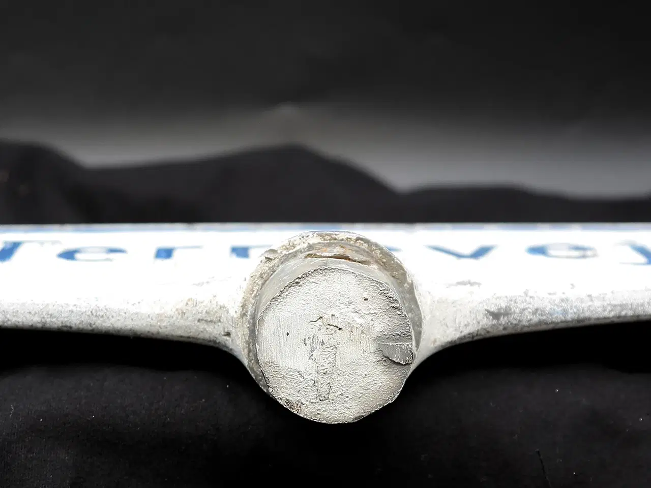 Billede 8 - Vintage dansk vejskilt “Ternevej” i aluminium