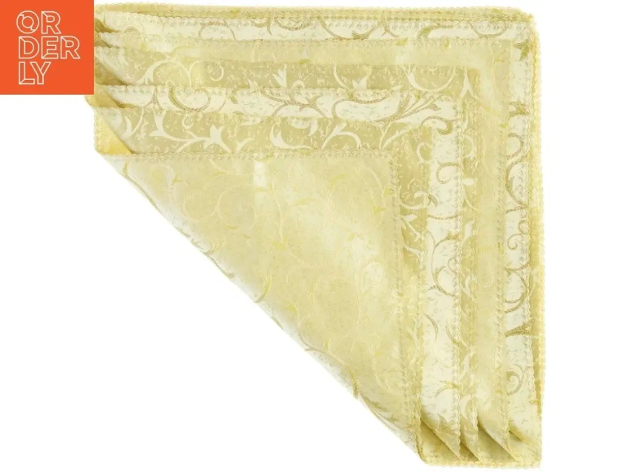 Billede 3 - Broderede servietter (str. Cirka 47 x 47 cm)
