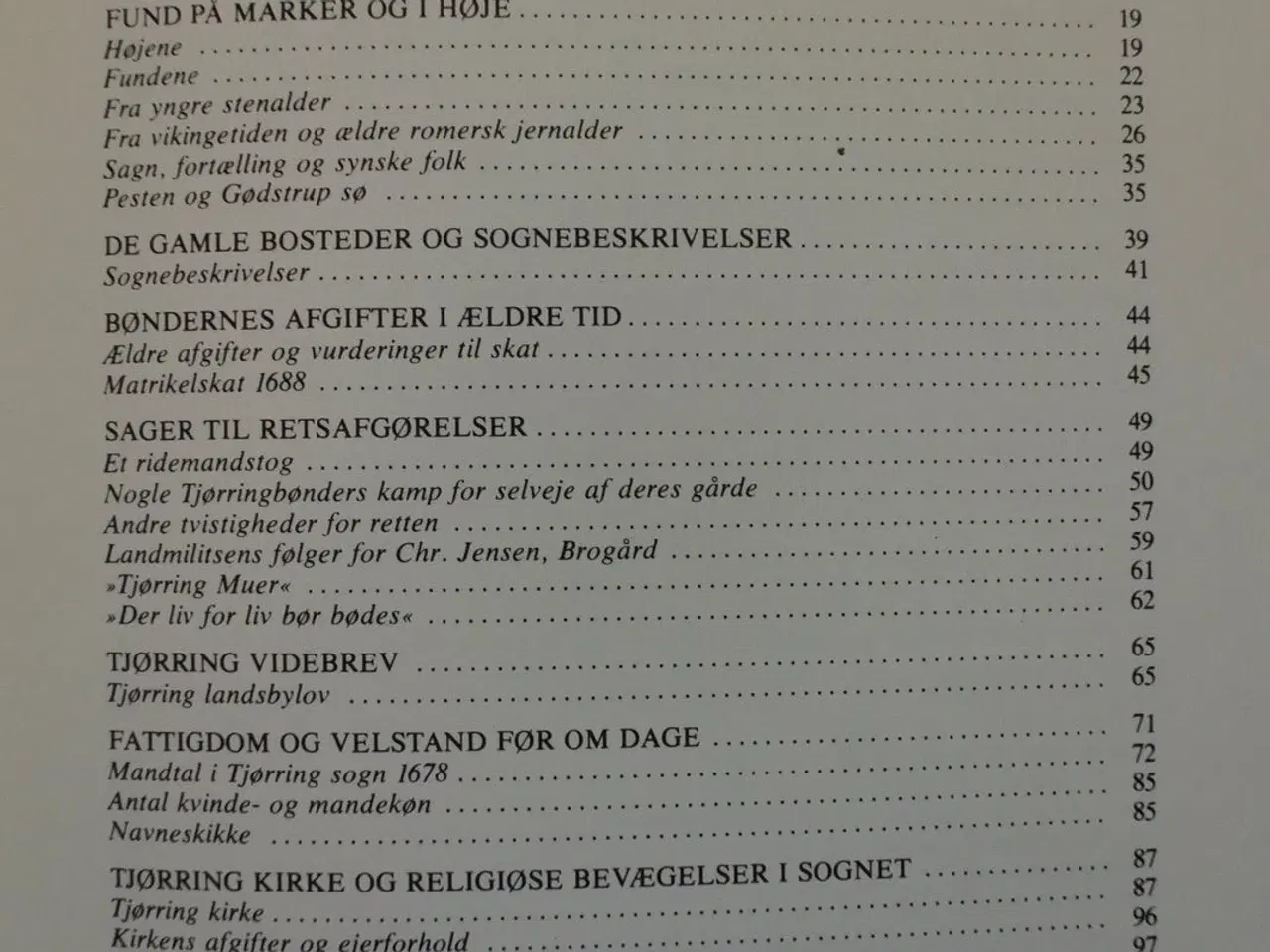 Billede 2 - træk af tjørring sogns historie, Af laurits nielse