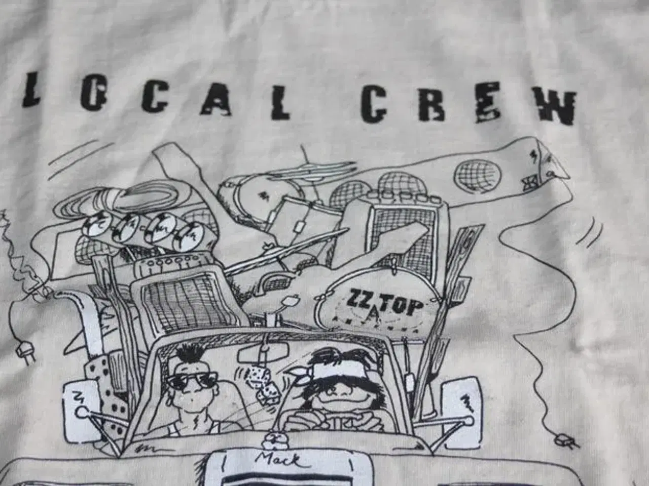Billede 3 - ZZ Top crew t-shirt (uvasket) + tour kalender 2005