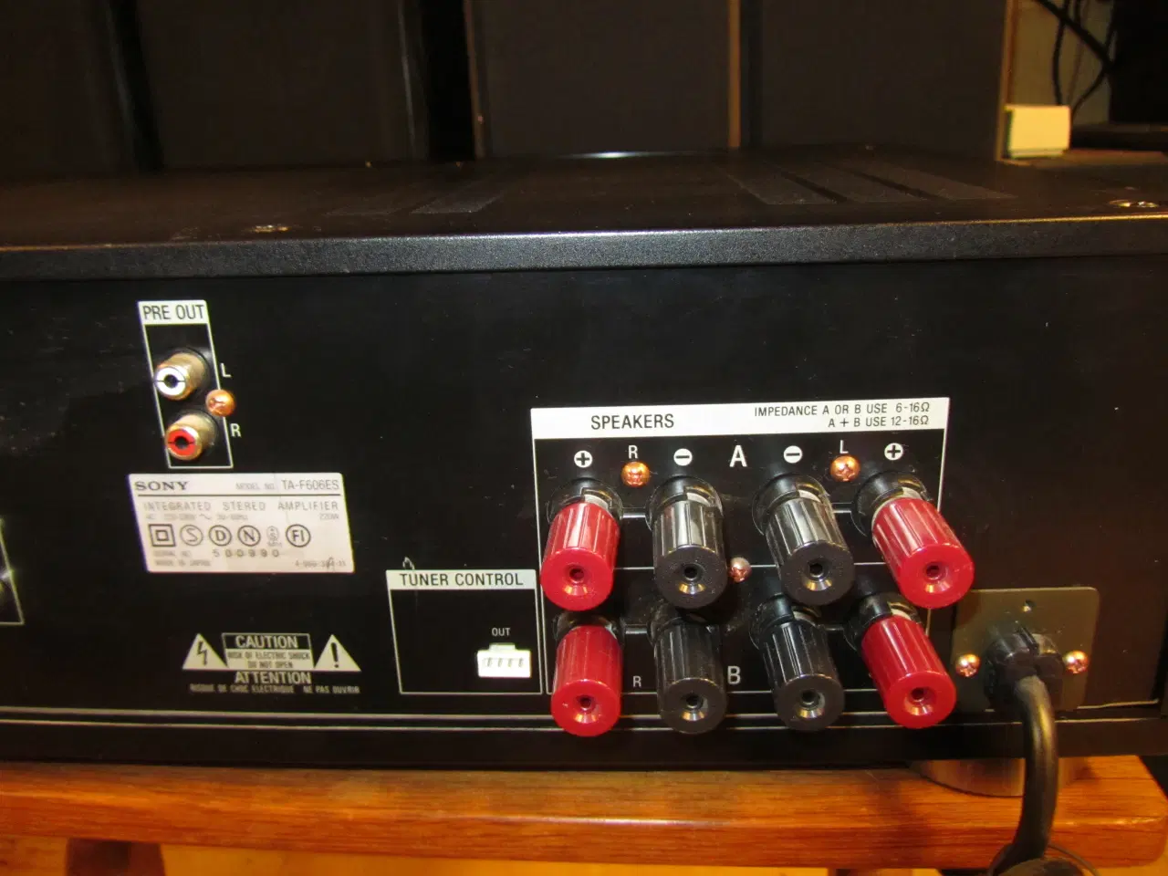 Billede 8 - HIGH END SONY TA-606ES PÅ 2X80W RMS