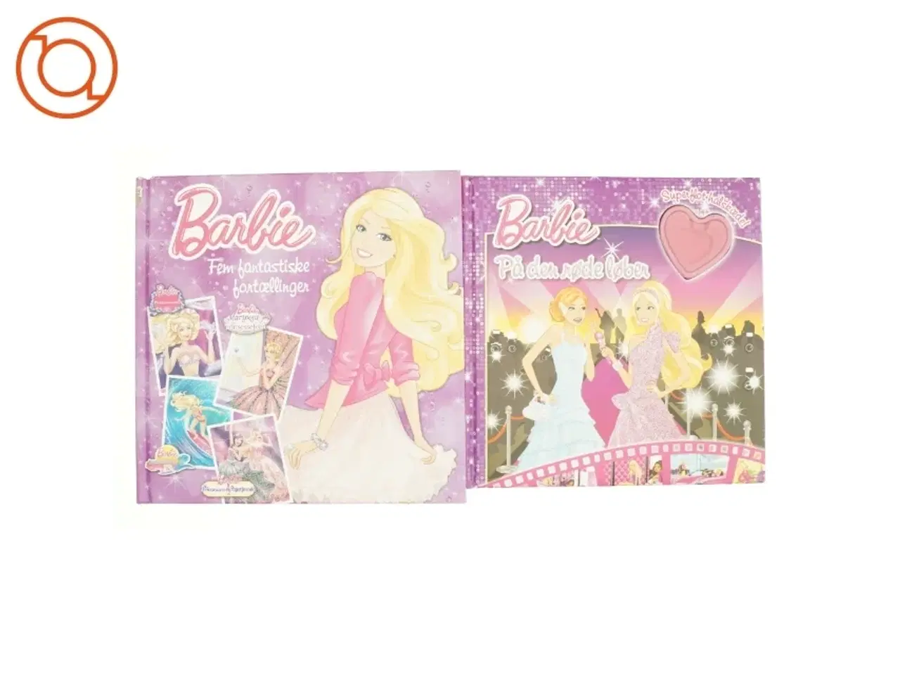 Billede 1 - To bøger fra Barbie, stor bog med 5 historier