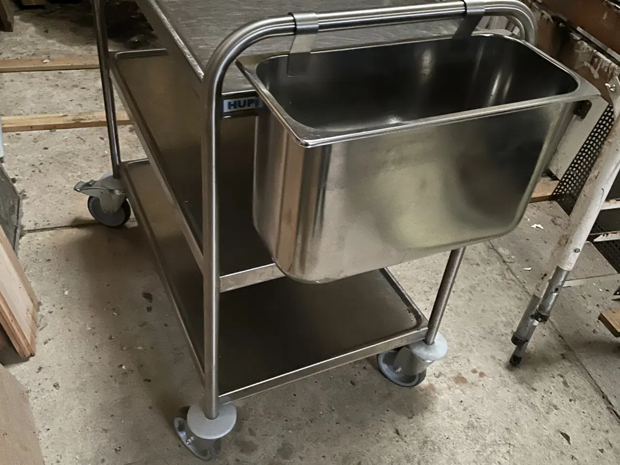 Billede 1 - Rullebord i rustfri stål fra Hupfer