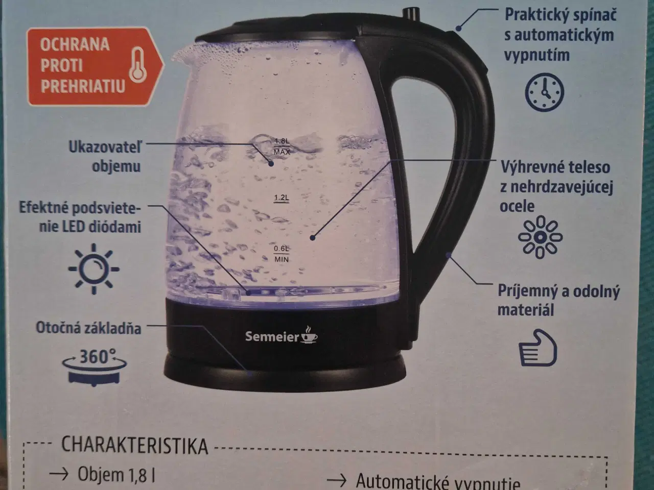 Billede 3 - Elkedel i glas