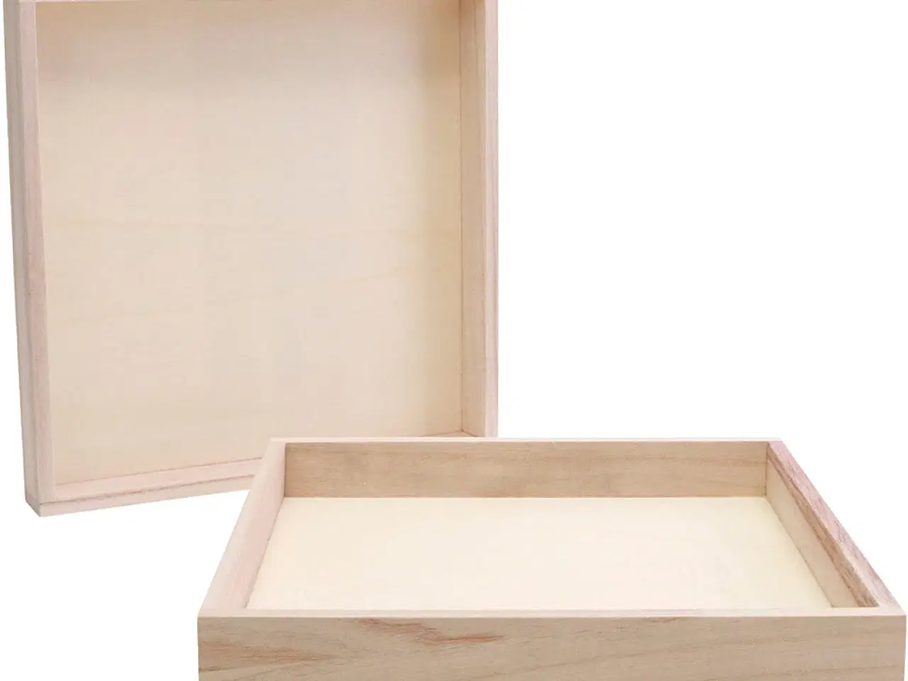 Billede 1 - Elegant trærammer 24,5x24,5 cm - 10 stk.
