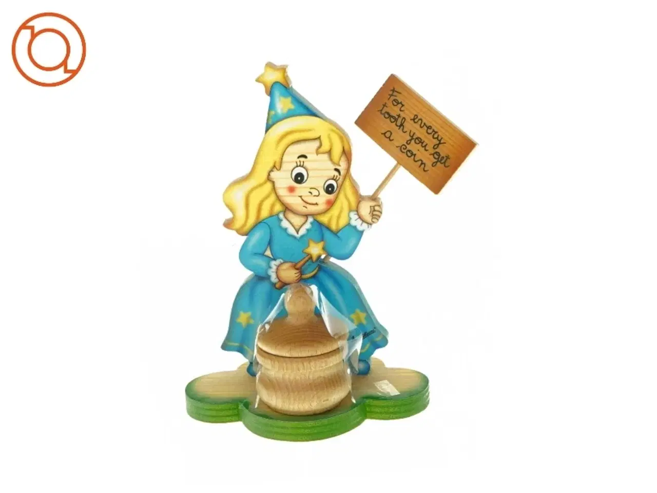 Billede 1 - Tandfeen med lille bøtte til tænder