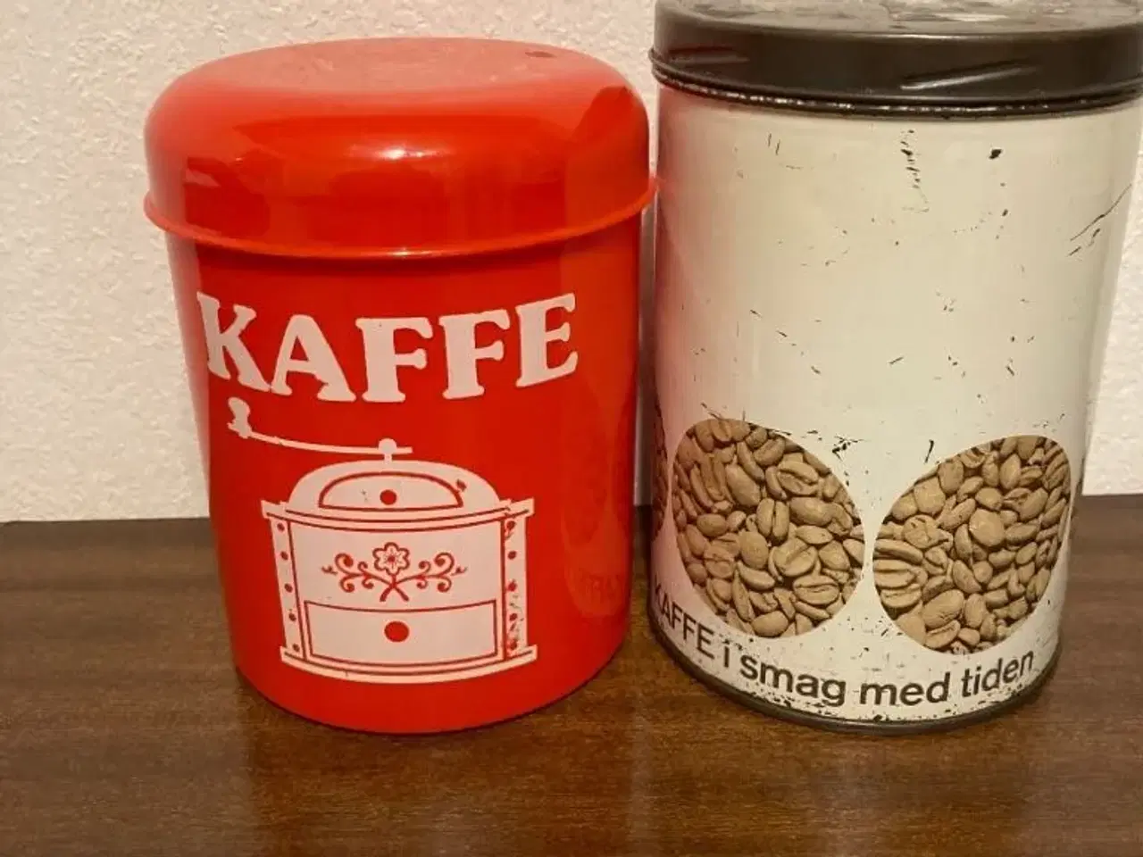 Billede 1 - 2 retro kaffedåser/kaffebøtter