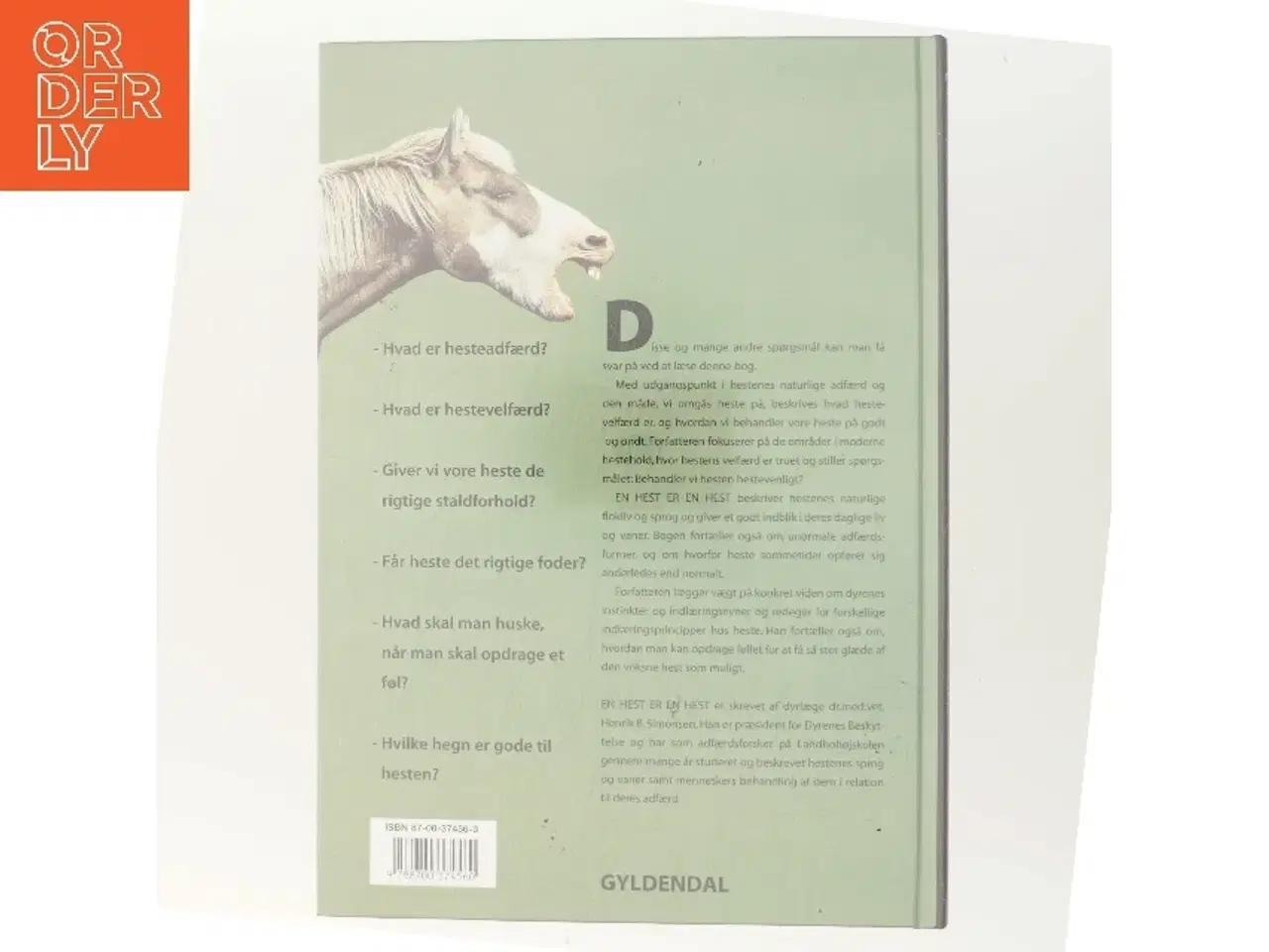 Billede 3 - En hest er en hest : om hestes adfærd og velfærd af Henrik B. Simonsen (f. 1939) (Bog)