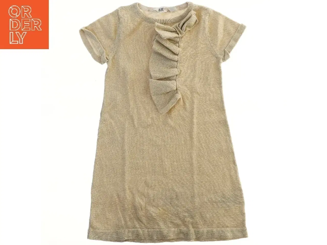 Billede 1 - Børnekjole med flæsedetalje fra H&M (str. 110)