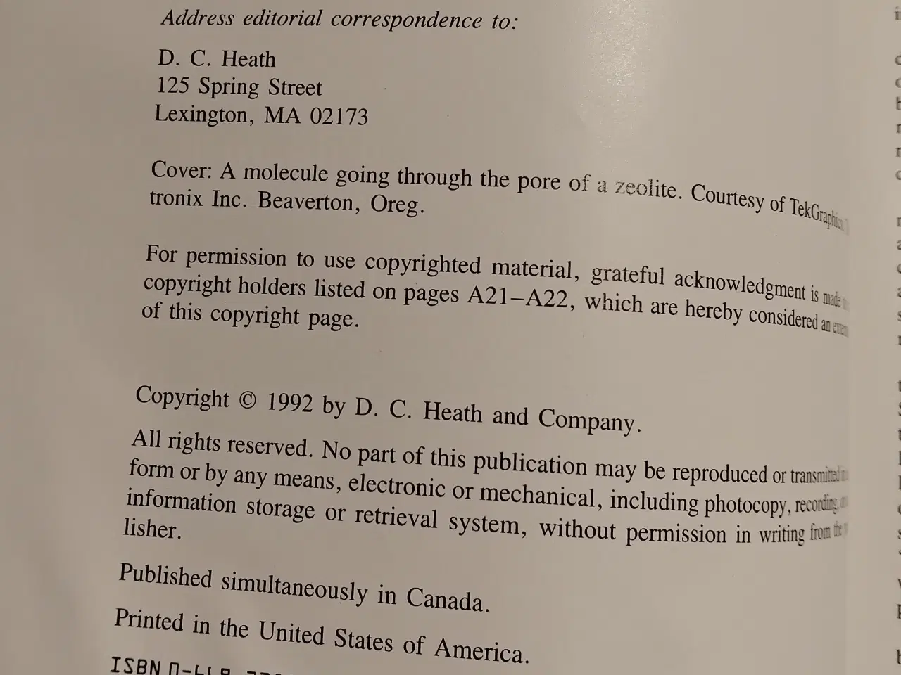 Billede 3 - Chemistry Concepts and Models af Robinson, Odom  