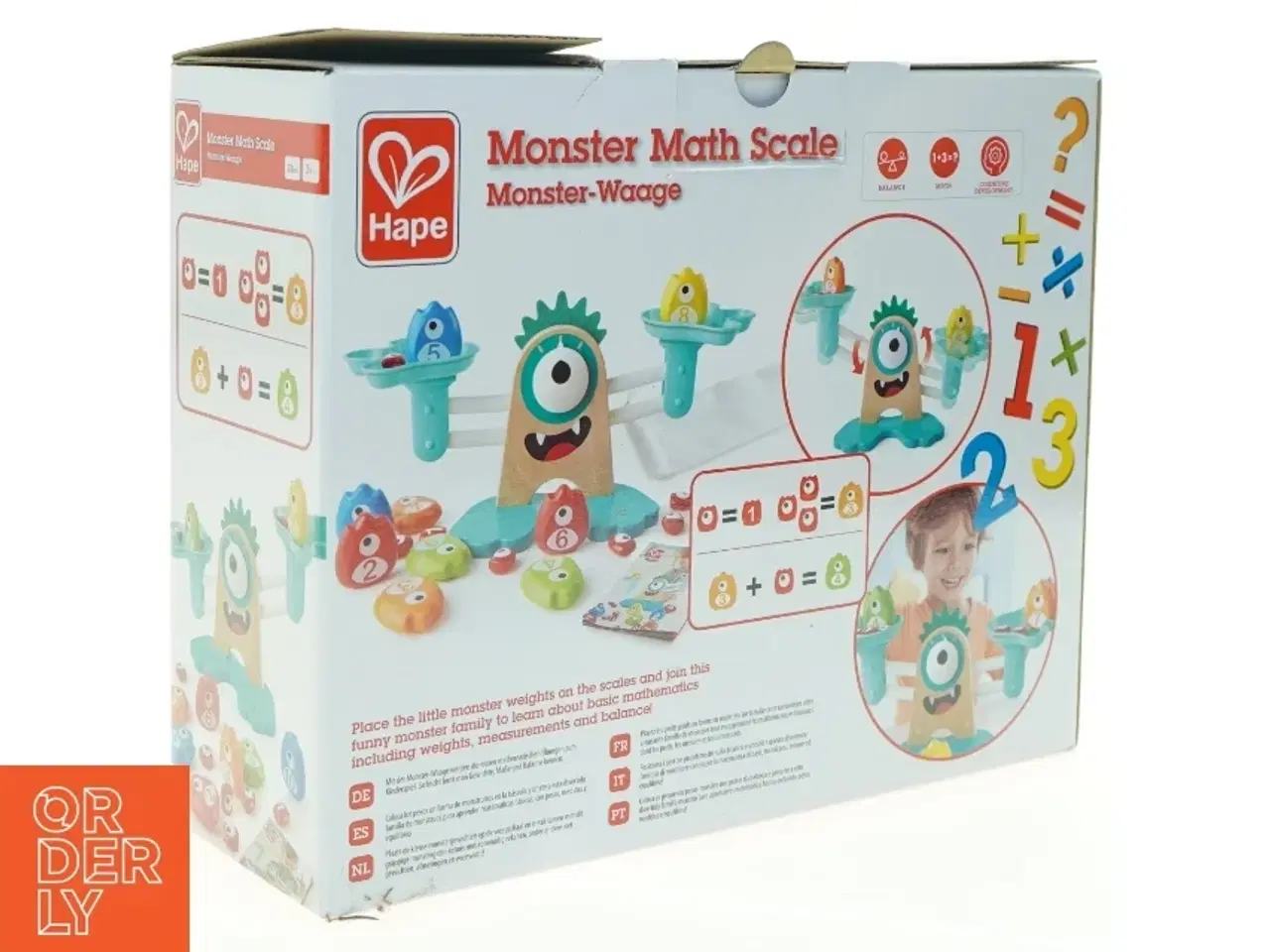 Billede 6 - Hape Monster Matematikvægt fra Hape købt hos Legeakademiet (str. 39 x 17 x 13 cm)