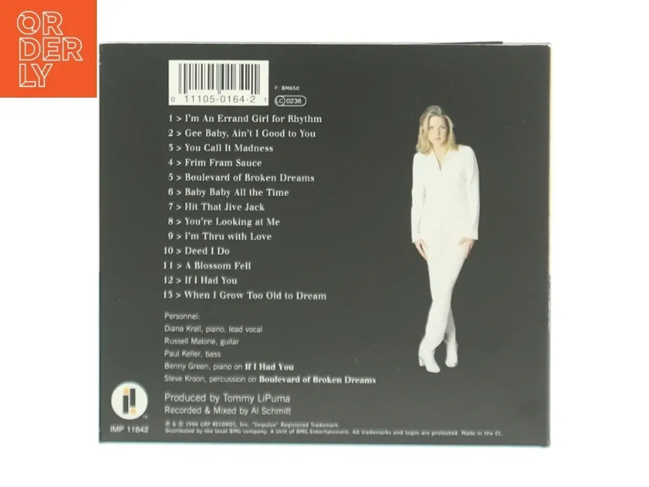 Billede 2 - Diana Krall CD - &#39;All for You&#39;