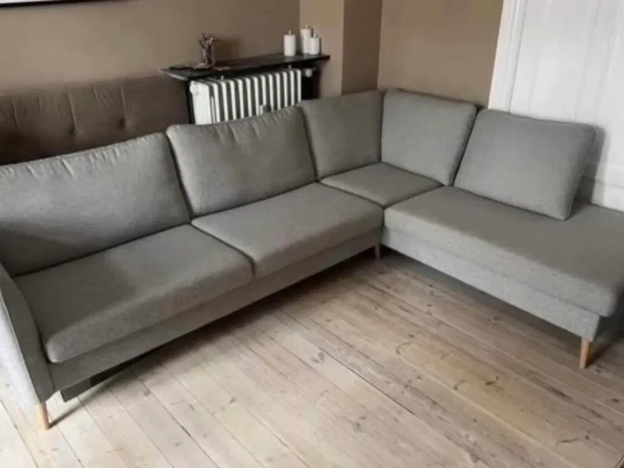 Billede 1 - Hjørnesofa med chaiselong