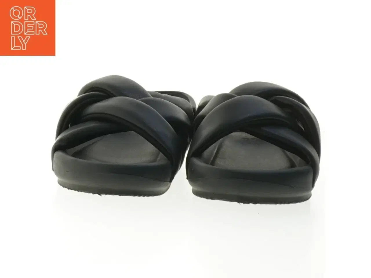 Billede 3 - Sorte sandaler i størrelse 40 fra HM (str. 40 )