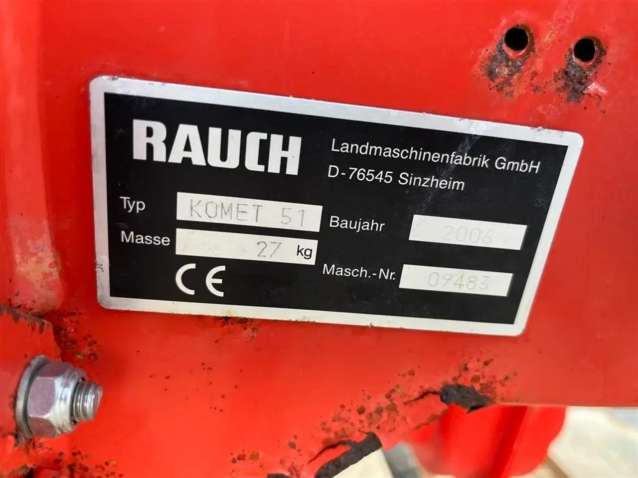 Billede 7 - - - - Rauch k51 manuel gødning spreder