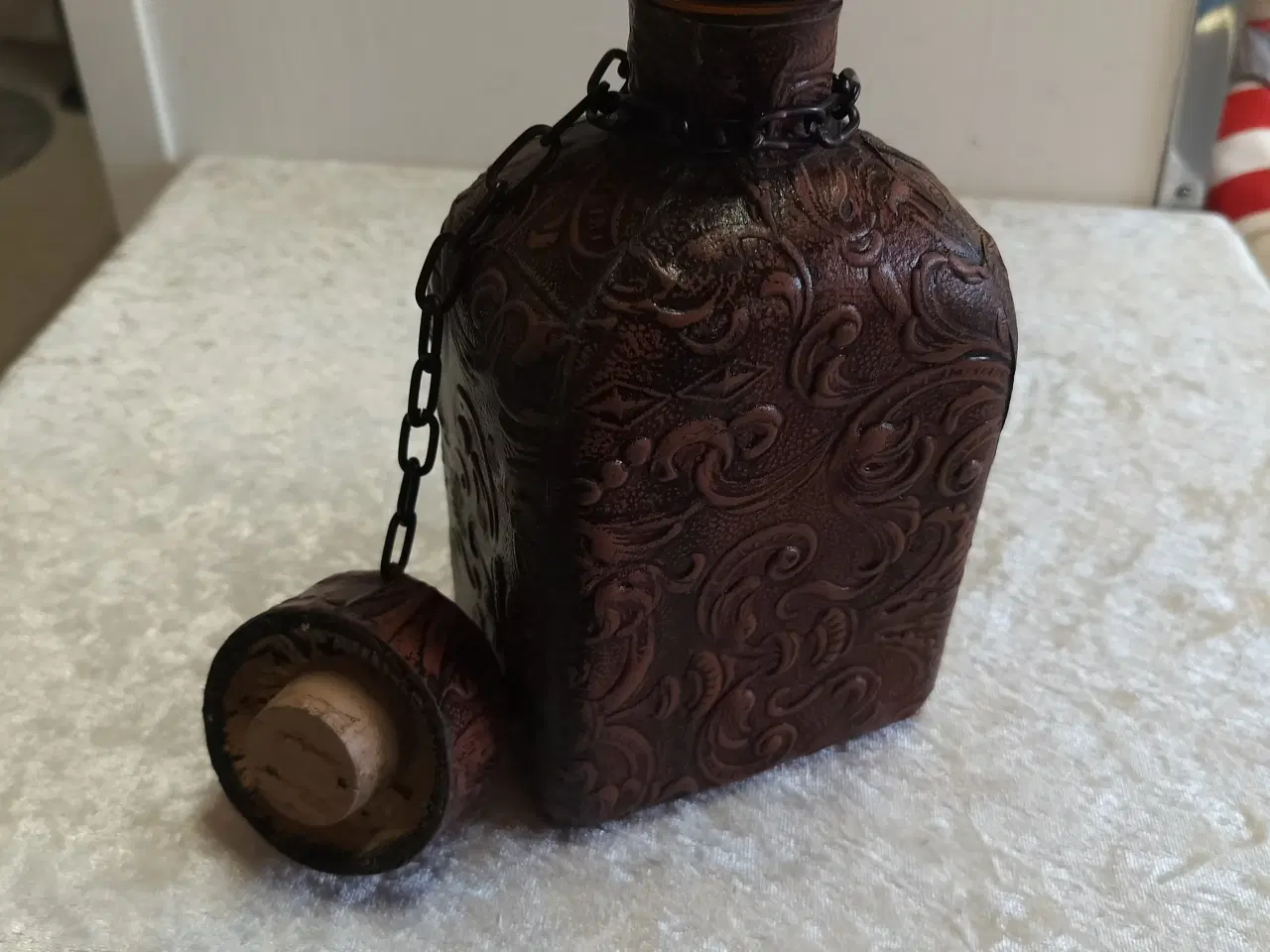 Billede 6 - Dram flaske med læder overtræk