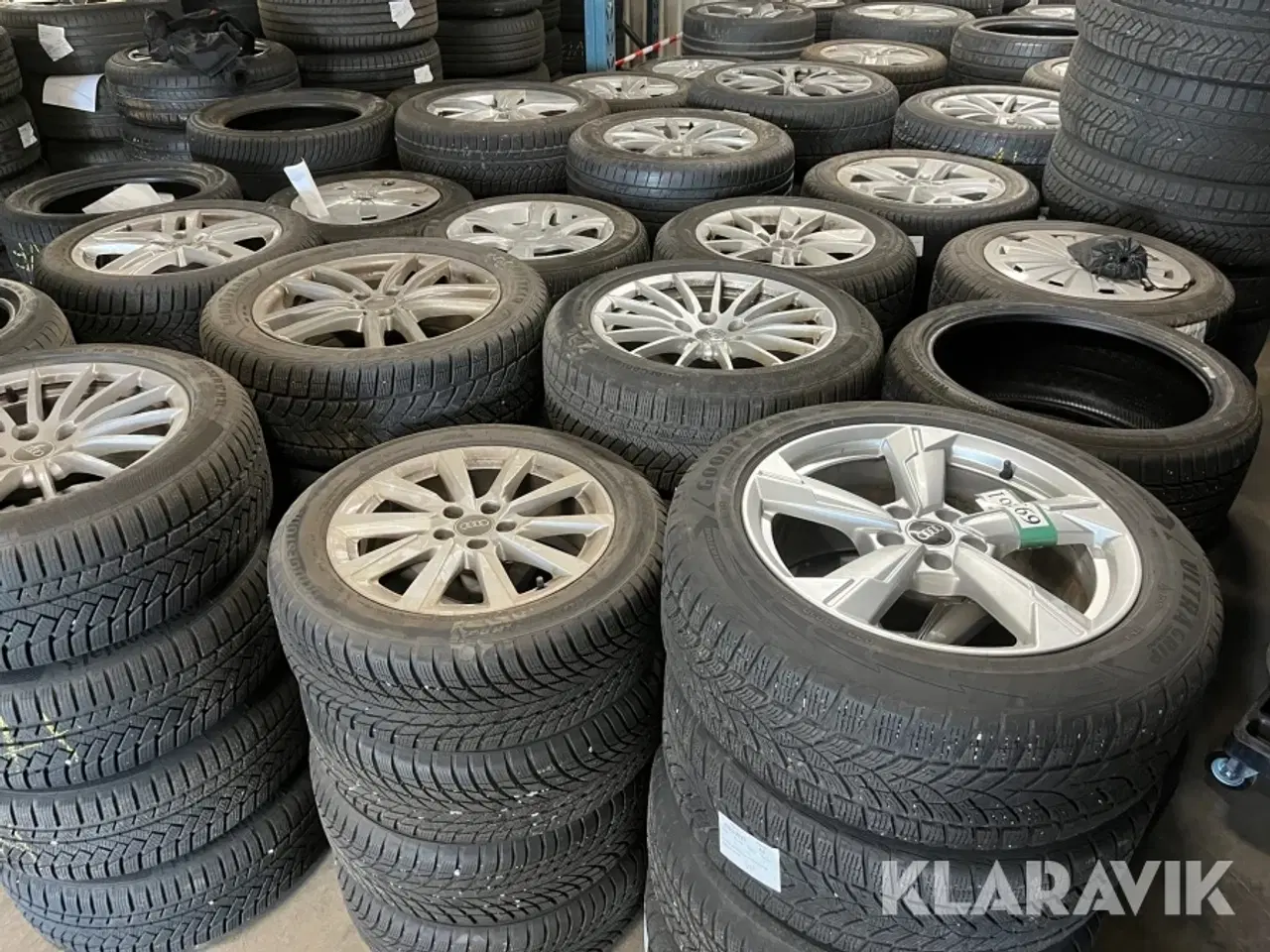 Billede 1 - Komplethjul og løse dæk Audi/Volkswagen 23 sæt