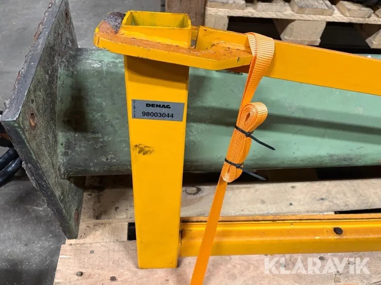 Billede 2 - Søjlesvingkran, og 2 styk el-kædetaljer DEMAG