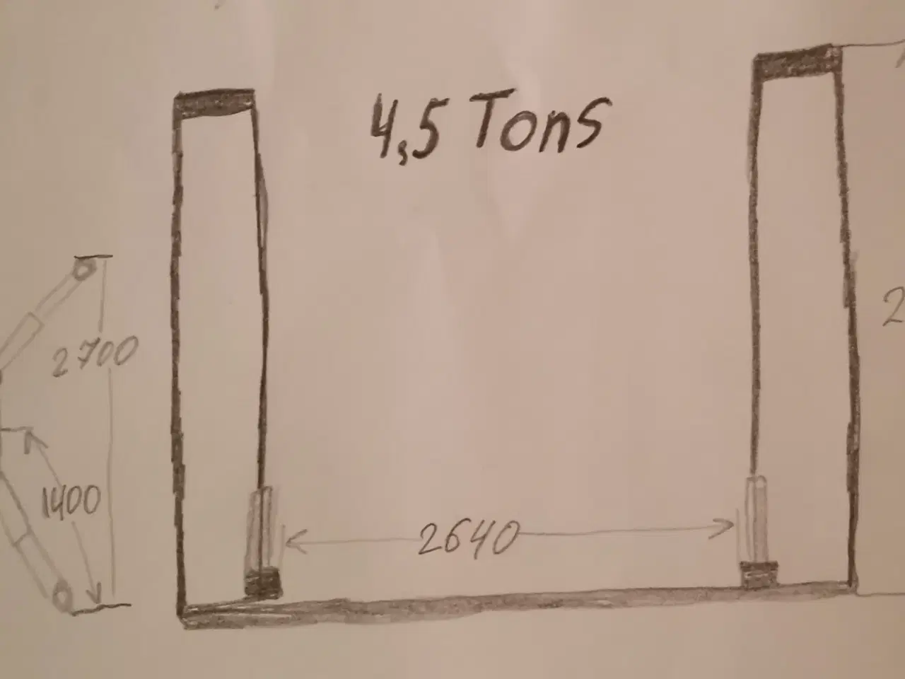 Billede 1 - Billift 4,5 tons 