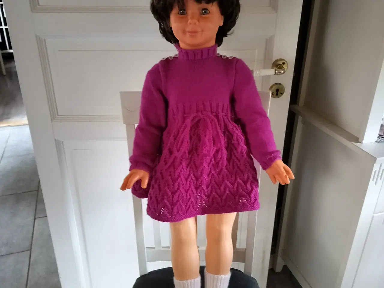 Billede 2 - Rigtig fin gammel dukke