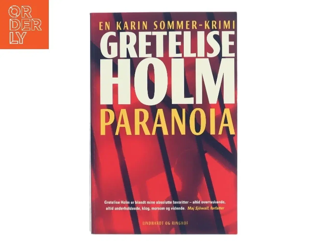 Billede 1 - Paranoia : kriminalroman af Gretelise Holm (f. 1946) (Bog)
