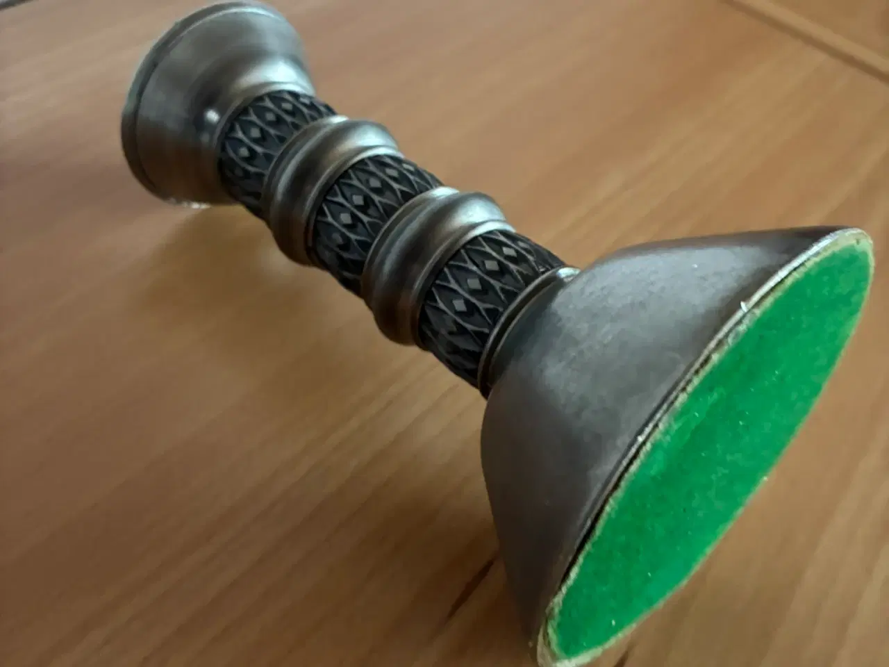 Billede 5 - Høj tin lysestage