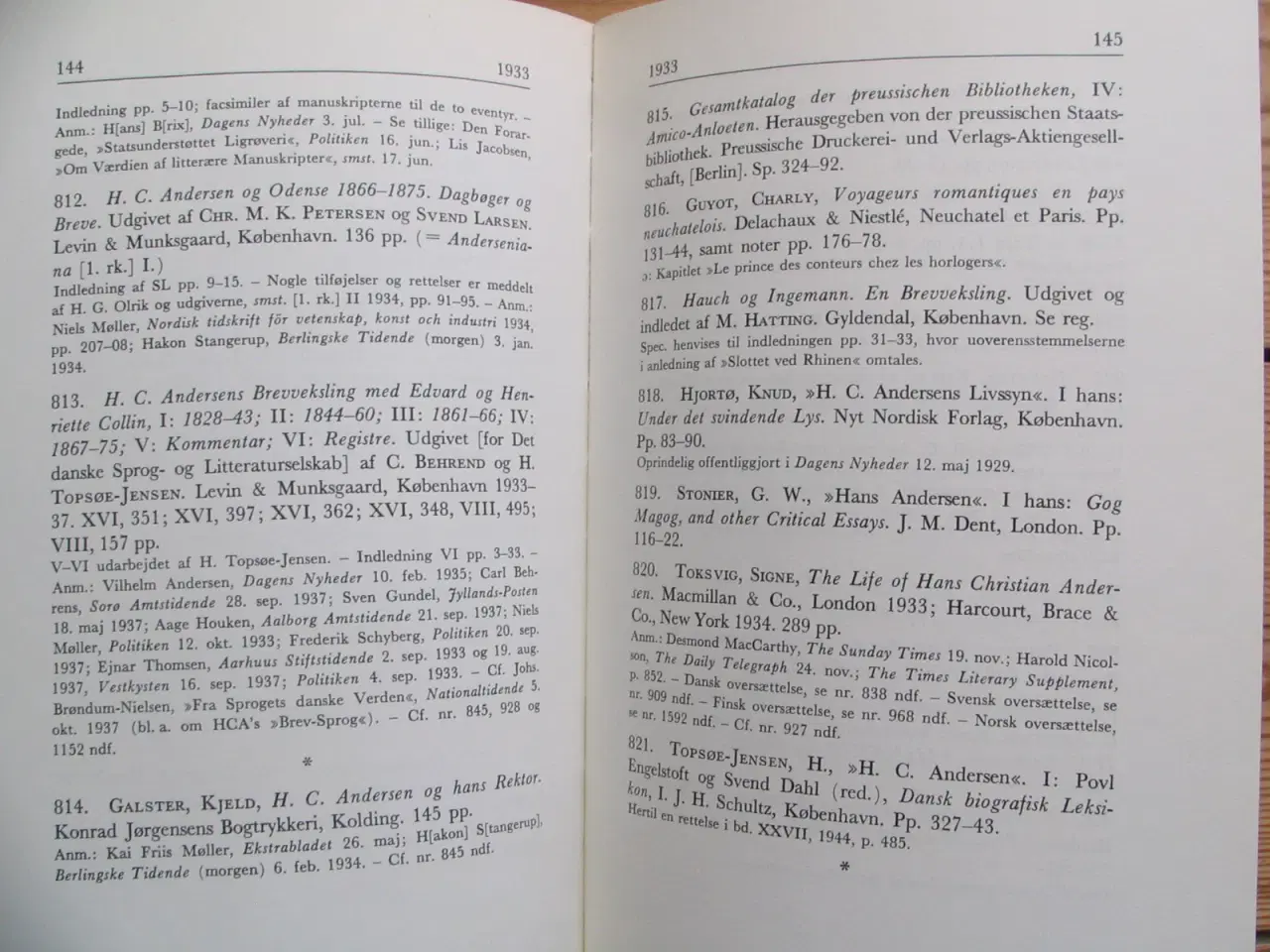 Billede 5 - H.C. Andersen-litteraturen 1875-1968