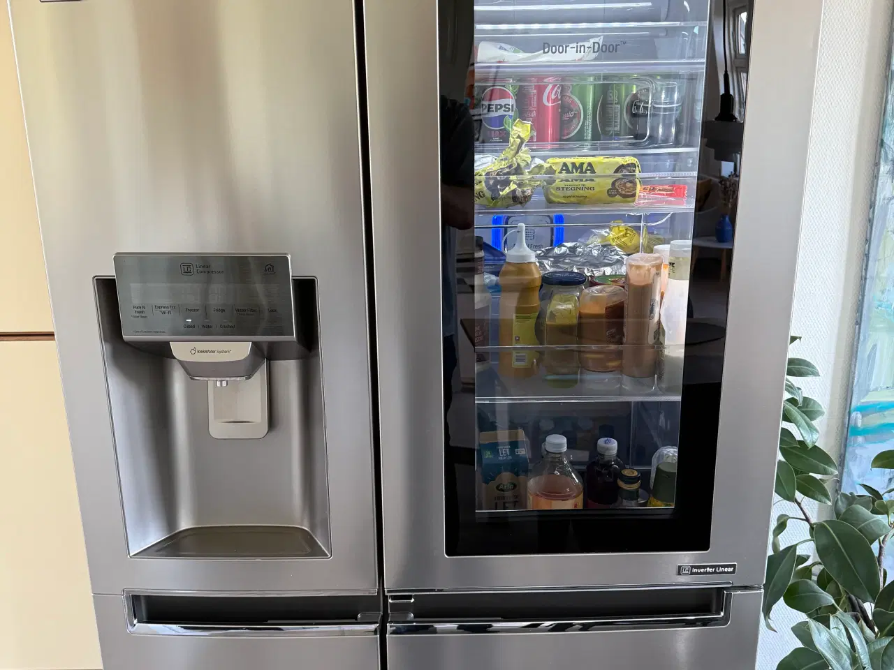 Billede 2 - Amerikaner køleskab med is og vanddispenser