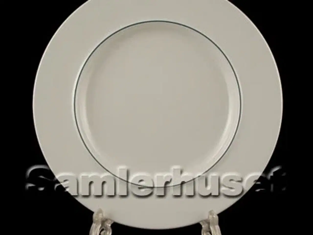 Billede 1 - Blåkant Kagetallerken 17 cm.