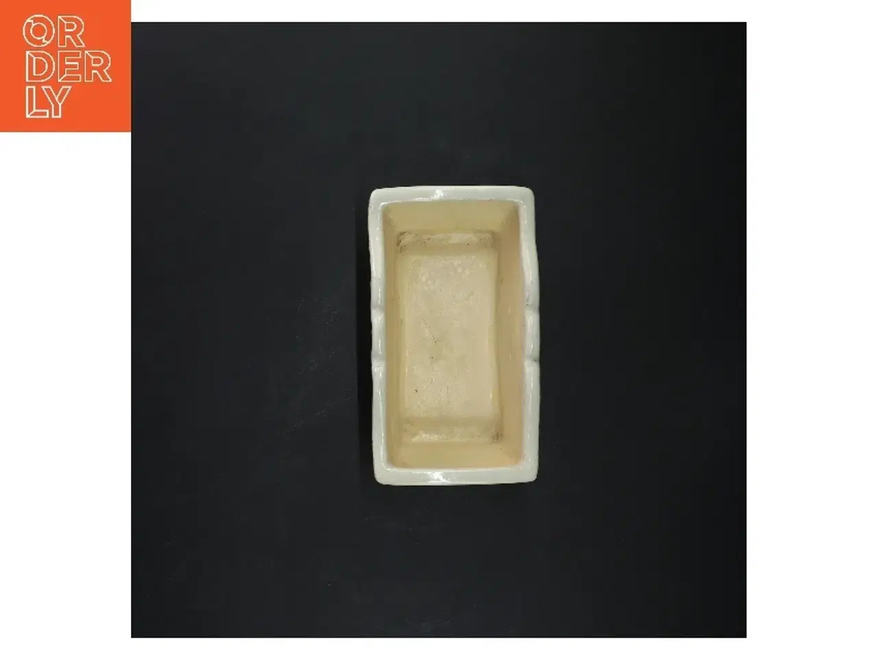 Billede 2 - Hvid keramik urtepotteskjuler (str. 16x9 cm)