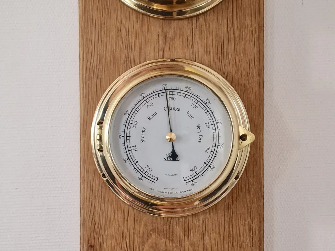 Billede 1 - Ur, hygrometer og barometer