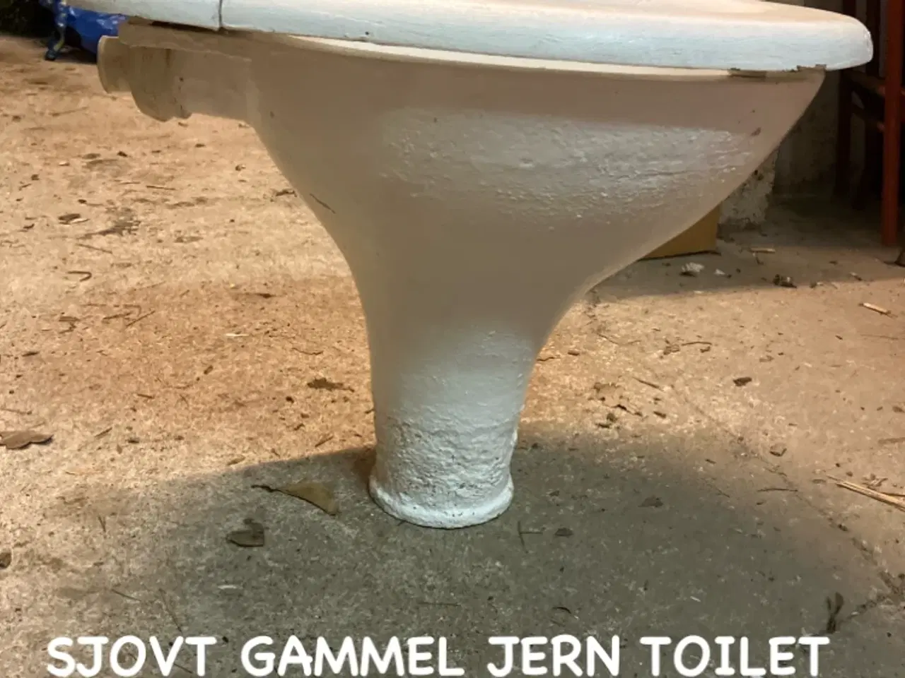 Billede 1 - Gammel jern toilet