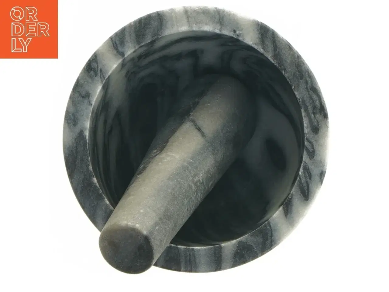 Billede 2 - Morter i marmor med støder (str. Ø 12 cm)