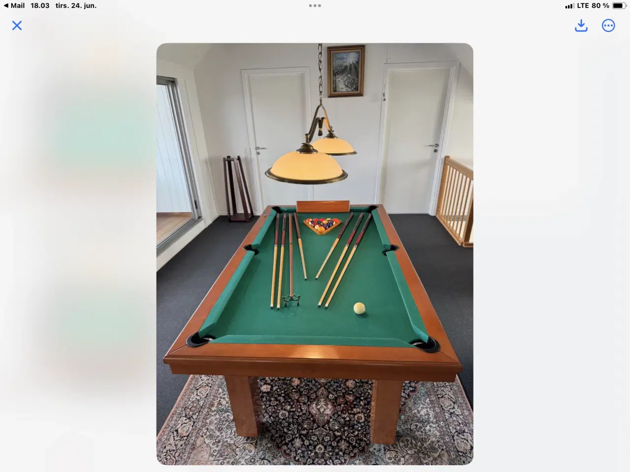 Billede 4 - POOLBORD G.MONTFORT