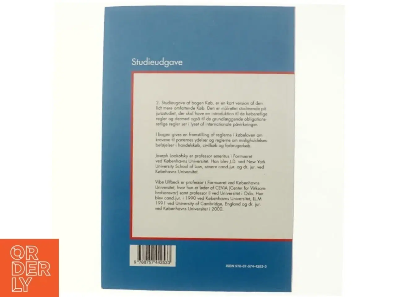 Billede 3 - Køb : dansk indenlandsk købsret : studieudgave (Studieudgave) af Joseph M. Lookofsky (Bog)