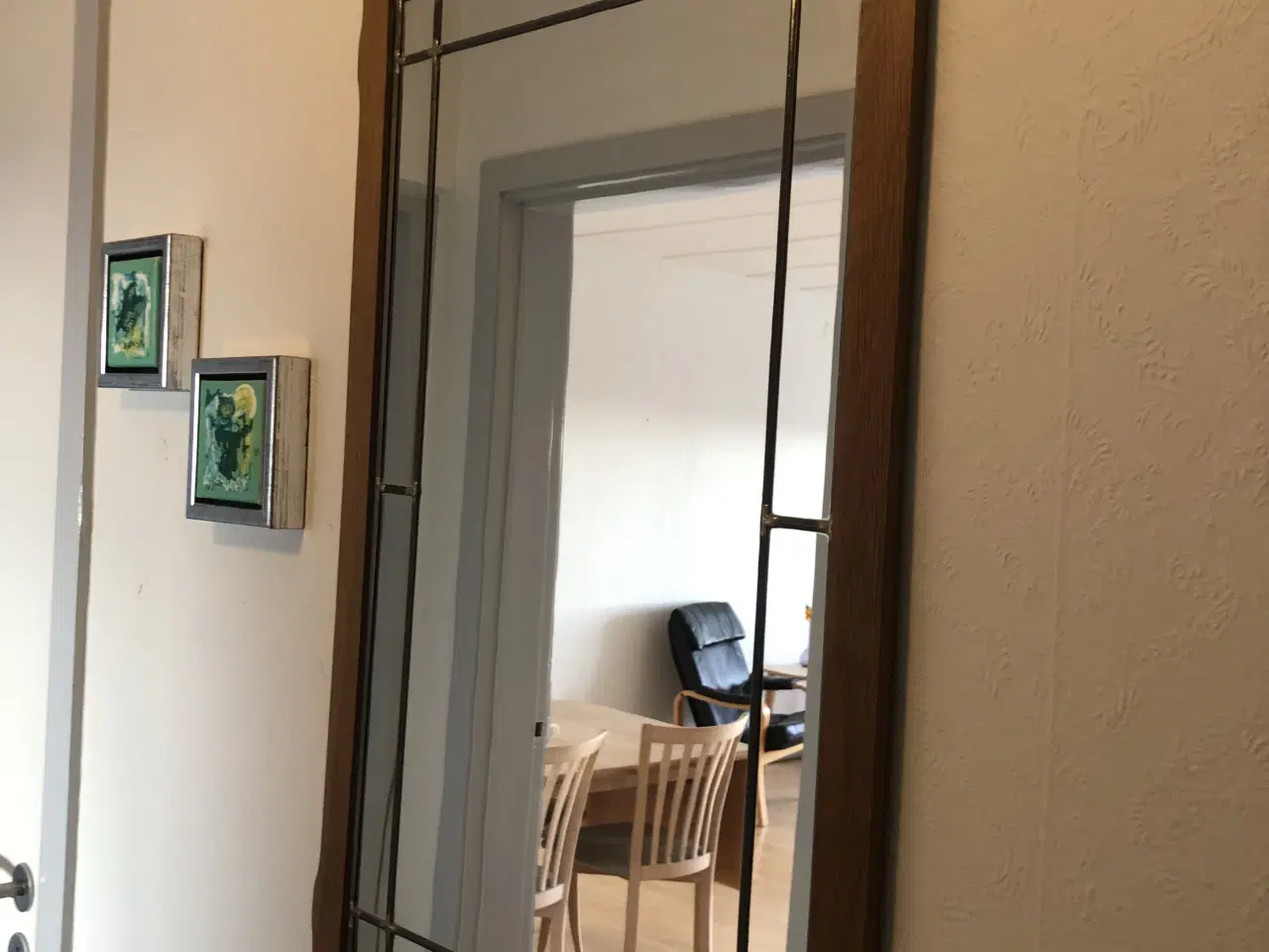 Billede 2 - Spejl i træramme