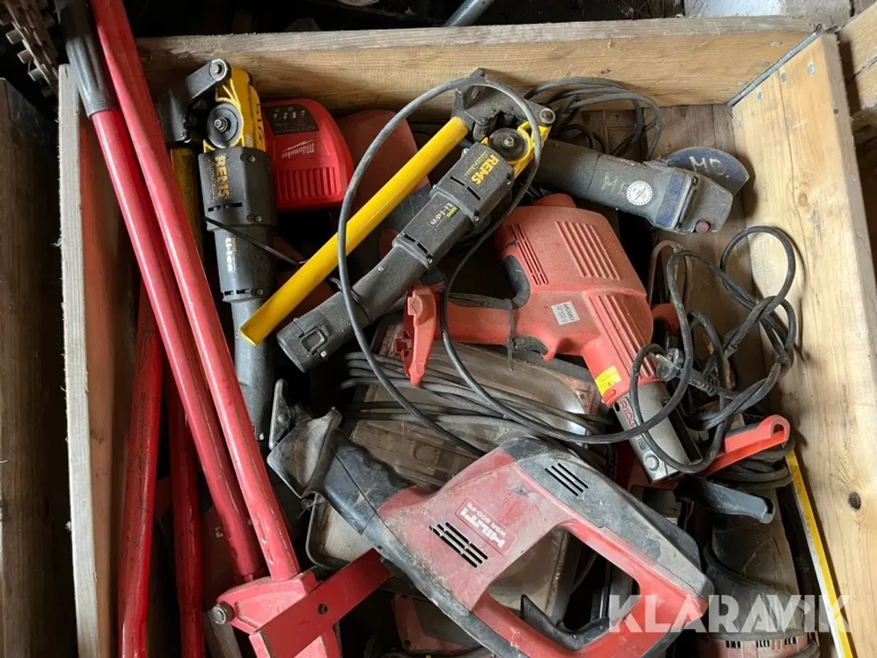 Billede 3 - Håndværktøj Hilti/Milwaukee/Rems - 1 palle