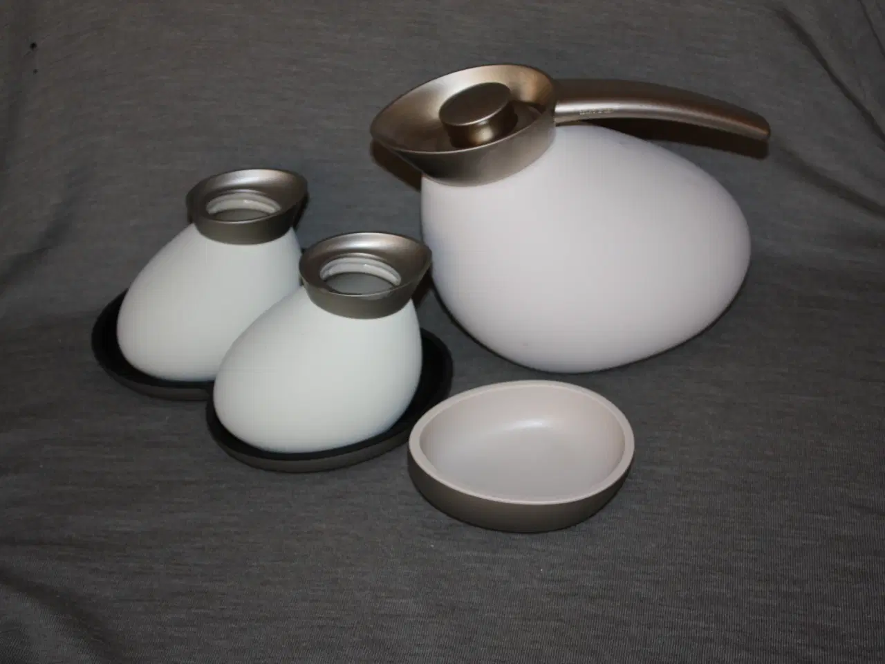 Billede 1 - Georg Jensen Termos / kaffekande Quack  sæt af 5 