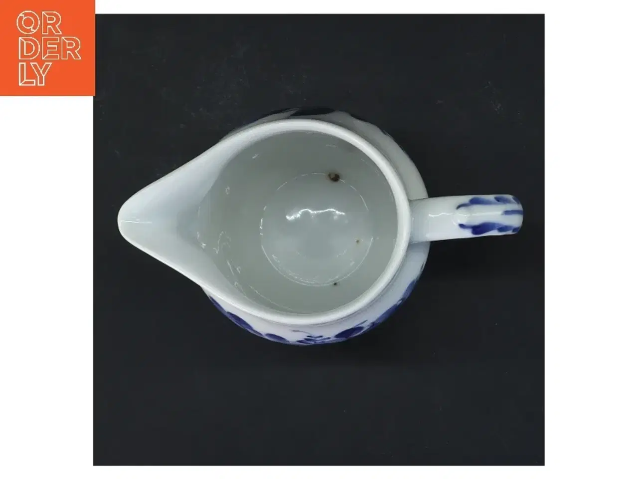 Billede 2 - Kande med blomsterprint fra Royal Copenhagen, med blå blomst motiv (str. 13 cm)